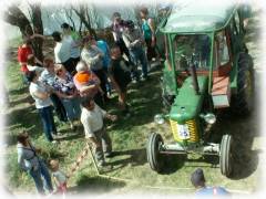 Bohuovsk traktorida 2012  ze soute v jzd zrunosti (na startu)