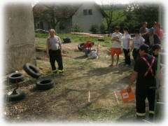 Bohuovsk traktorida 2012  ze soute v hodu pneumatikou na cl